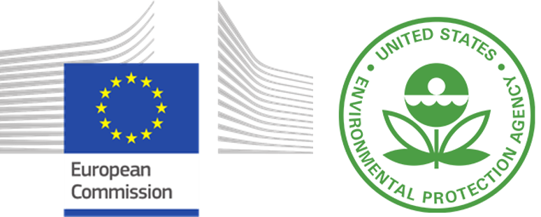 European and US environment logos
